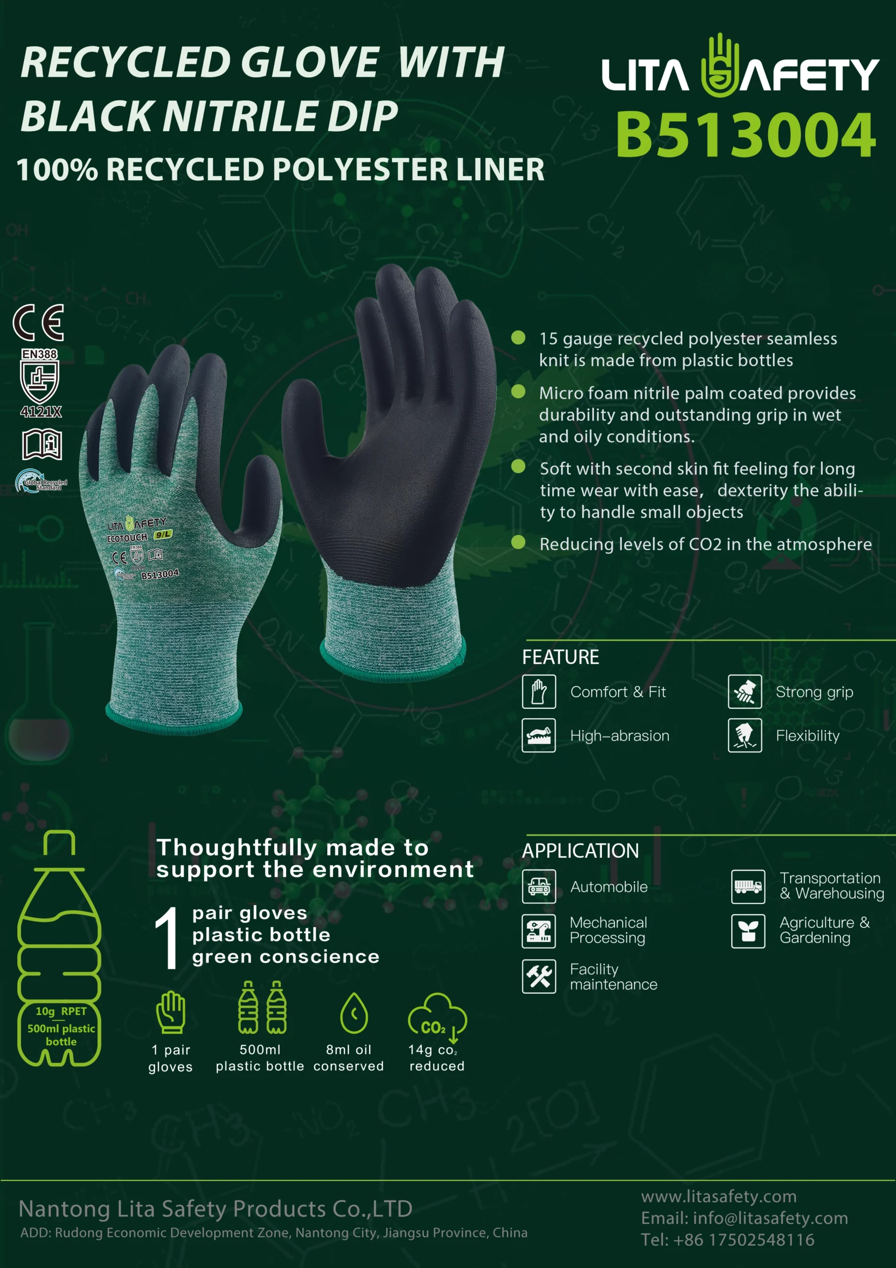 Sustainable Recycled Gloves
